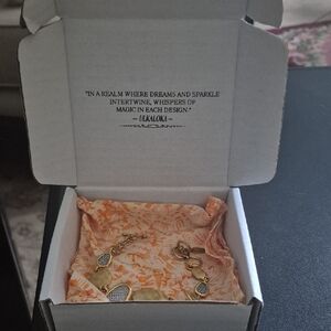 Gold and Silver Women Jewelry Set